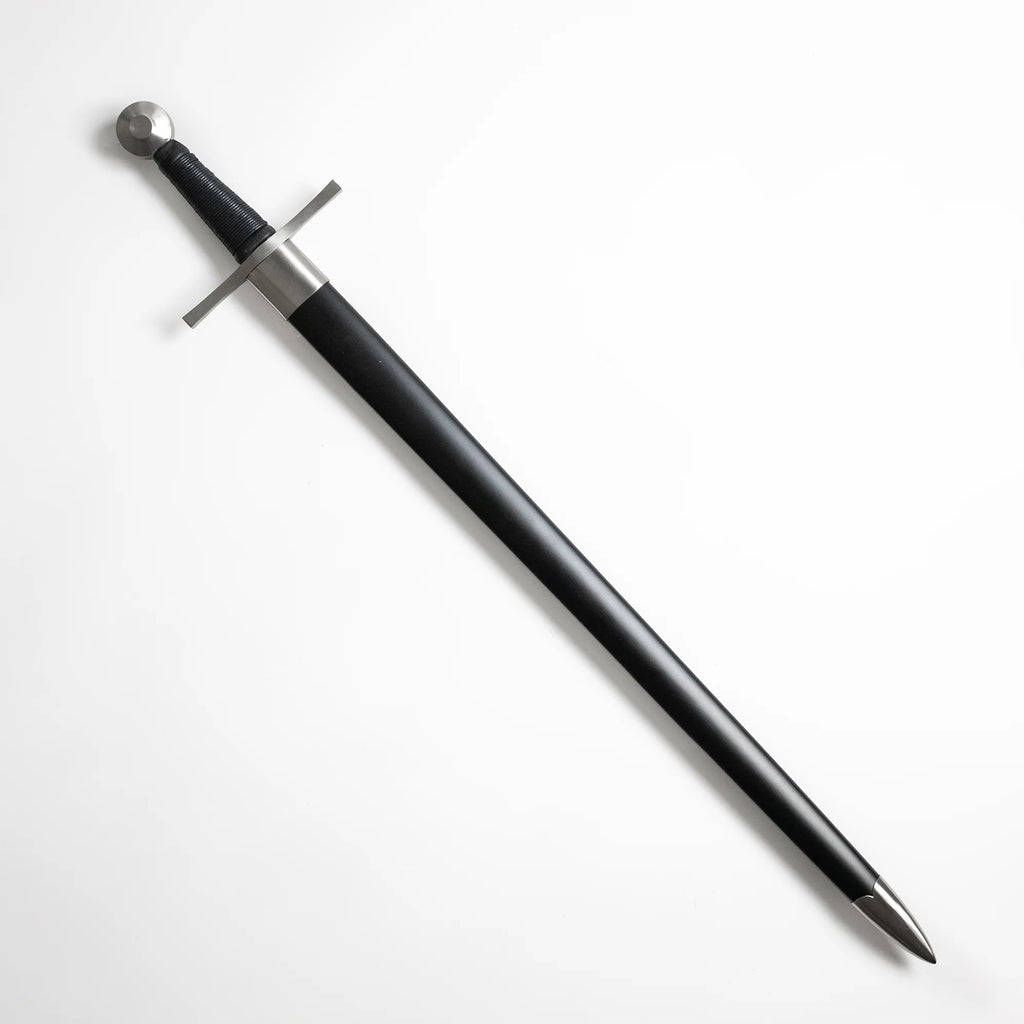 Crusader’s Longsword (Battle Ready)
Authentic medieval longsword forged from high-carbon steel. Battle-ready with full-tang construction, leather grip, and steel crossguard. Perfect for reenact