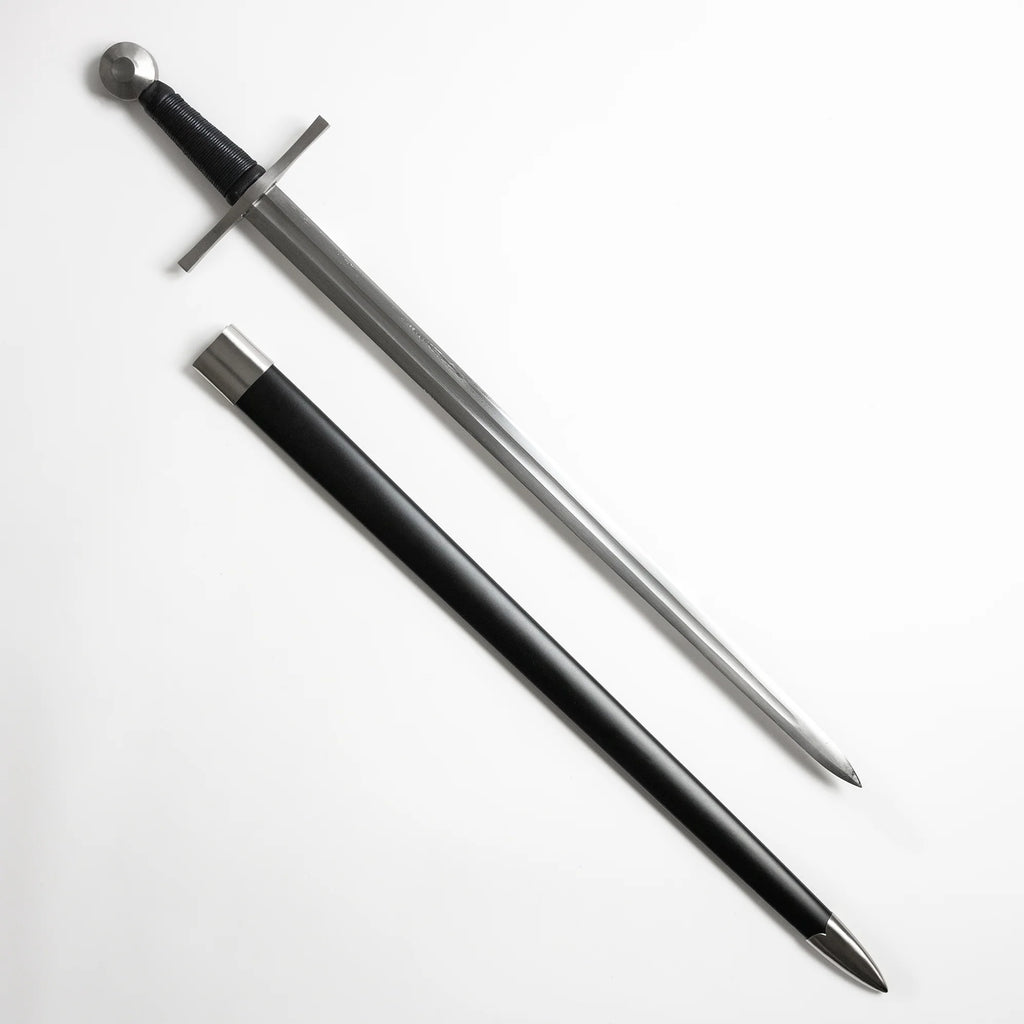 Crusader’s Longsword (Battle Ready)
Authentic medieval longsword forged from high-carbon steel. Battle-ready with full-tang construction, leather grip, and steel crossguard. Perfect for reenact