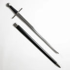 Crusader’s Longsword (Battle Ready)
Authentic medieval longsword forged from high-carbon steel. Battle-ready with full-tang construction, leather grip, and steel crossguard. Perfect for reenact