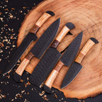 Personalised Damascus Steel Chef Set