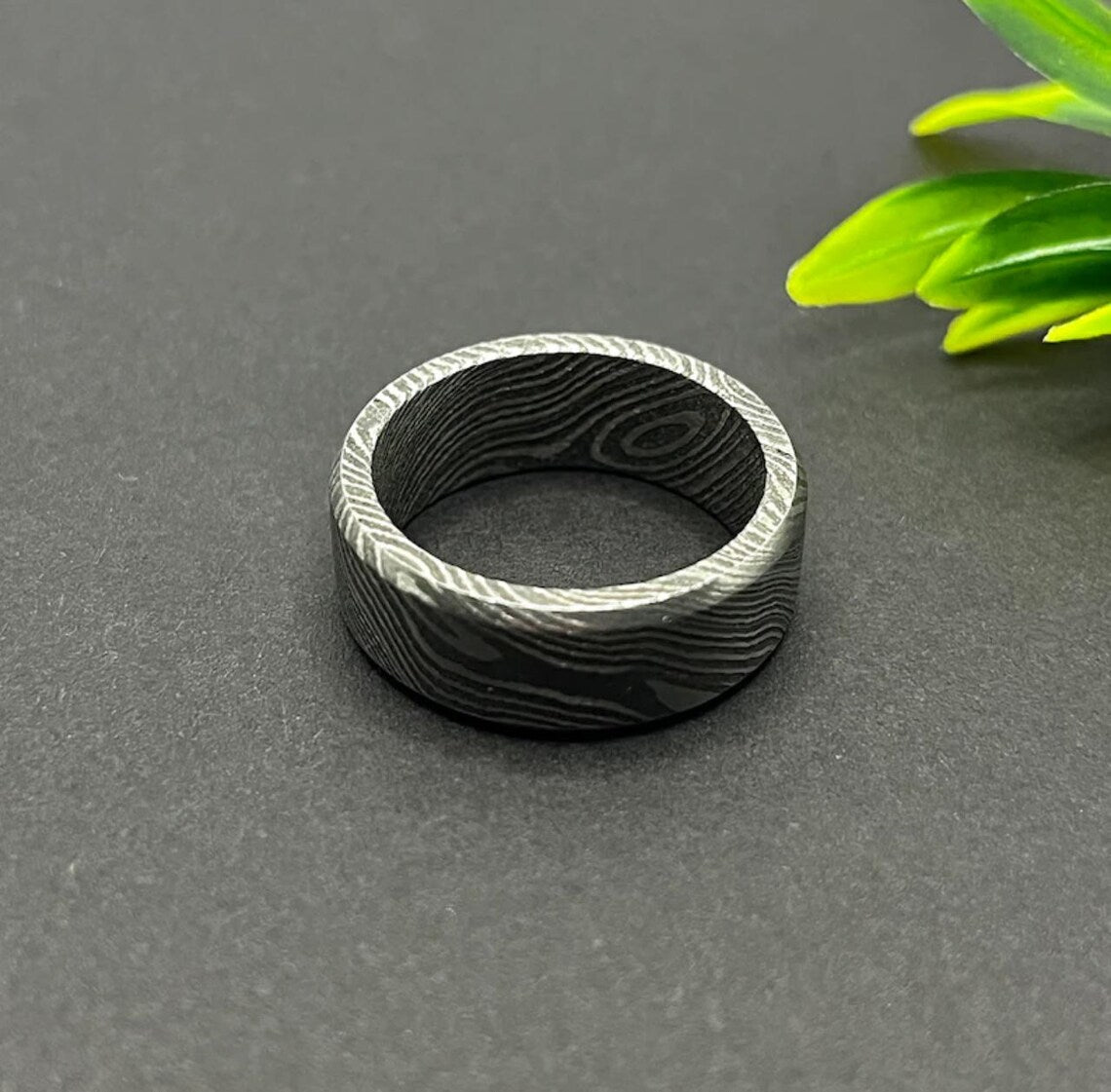 Handmade Damascus Steel Ring