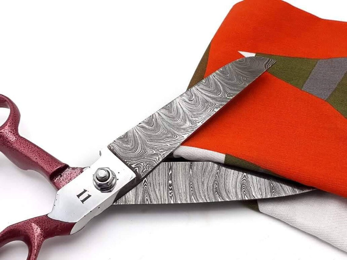 Handmade Damascus Tailoring Scissors