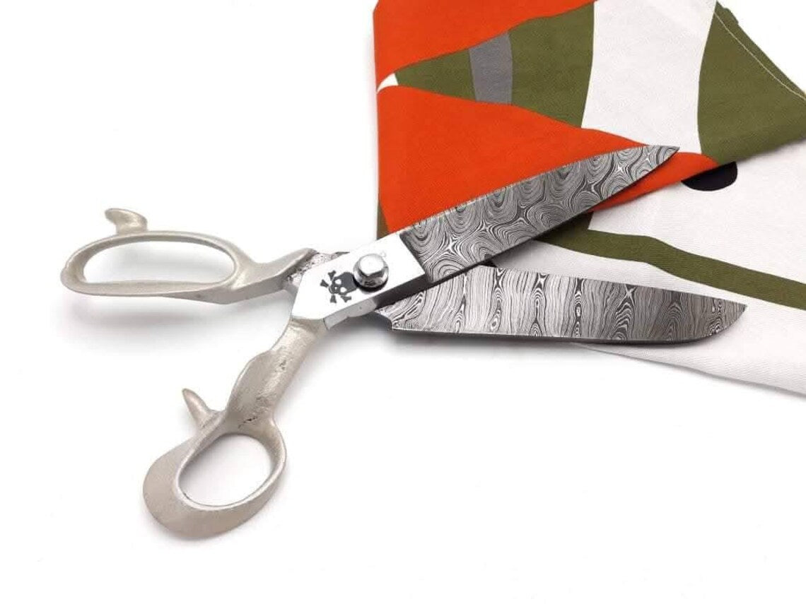 Handmade Damascus Tailoring Scissors