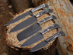 Handmade Carbon Steel Chef Set Set, 5pcs Chef Set