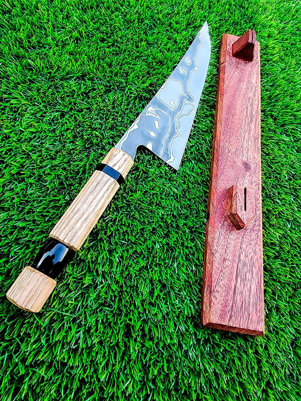 Custom made Handmade Cu-Mai Chef Knife