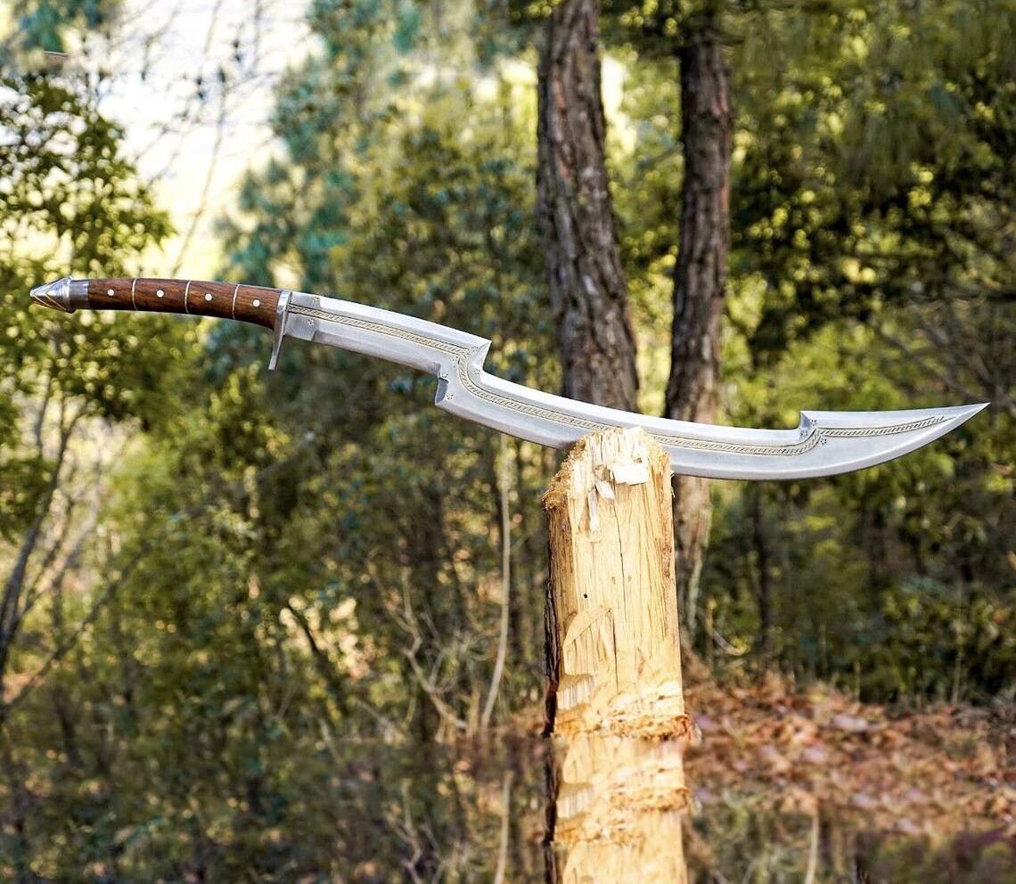 Custom Handmade Carbon Steel Blade Egyptian Khopesh Sword