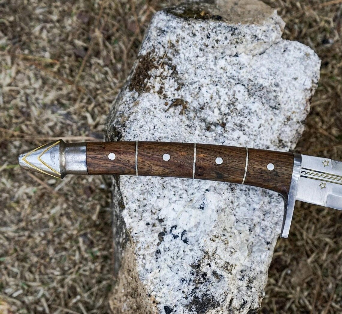 Custom Handmade Carbon Steel Blade Egyptian Khopesh Sword