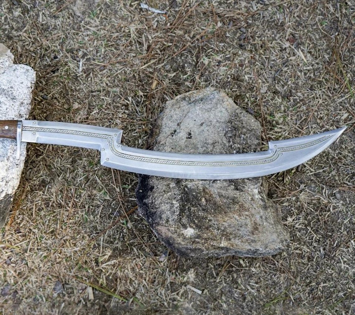 Custom Handmade Carbon Steel Blade Egyptian Khopesh Sword