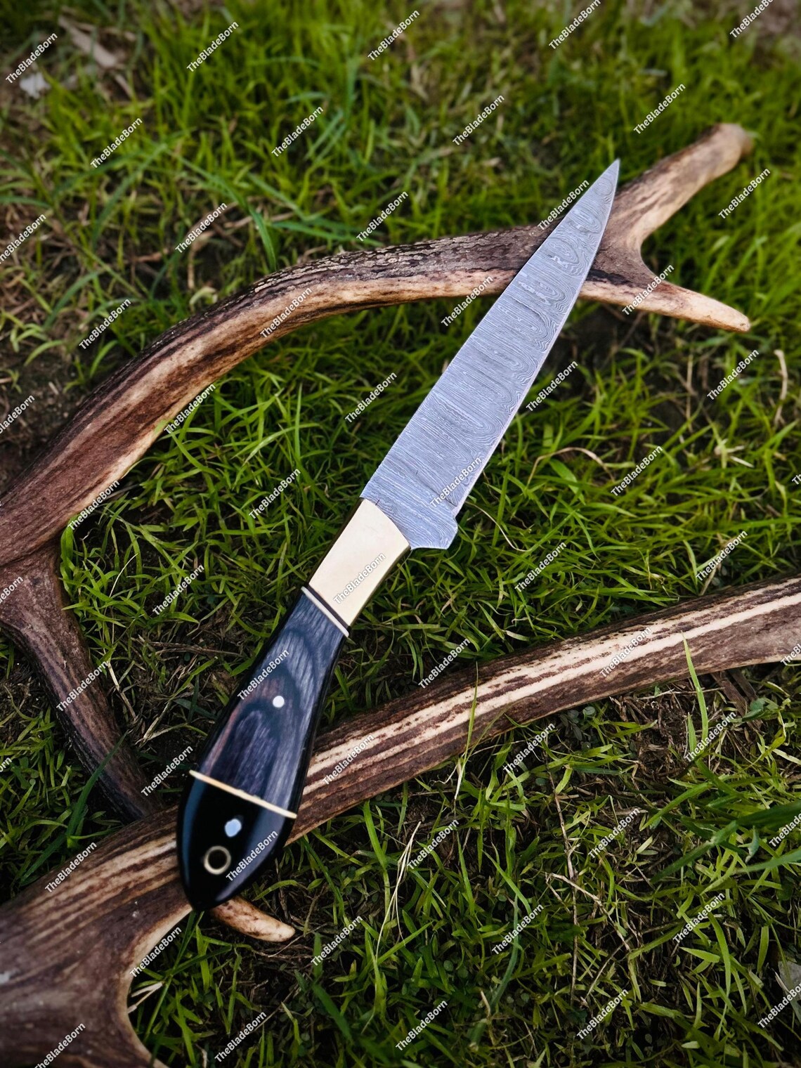 Custom Hand Forged Damascus Chef Knife Set