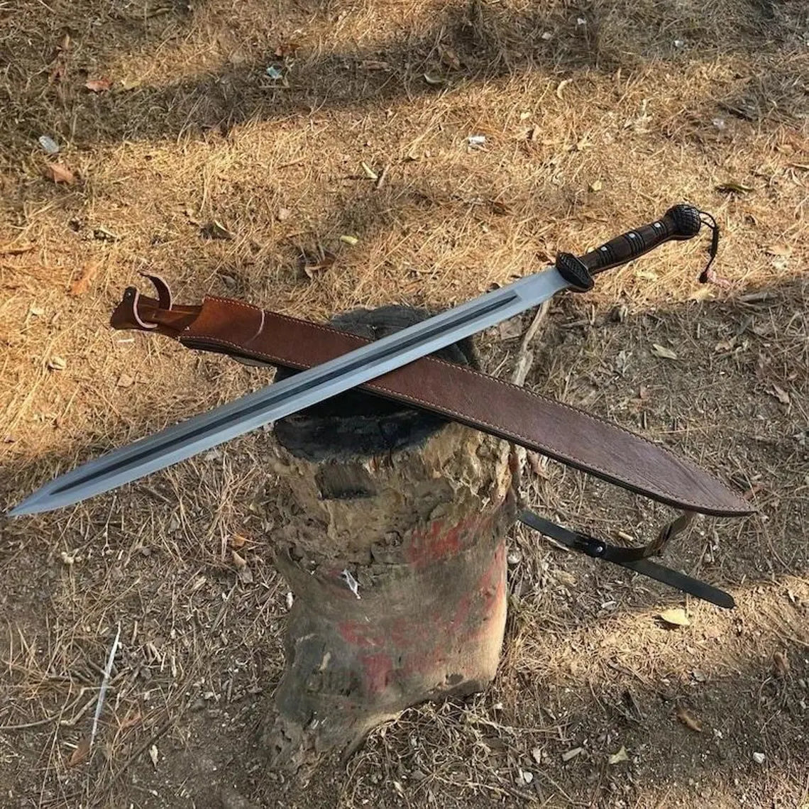 Custom Viking Sword in 5160 Spring Steel