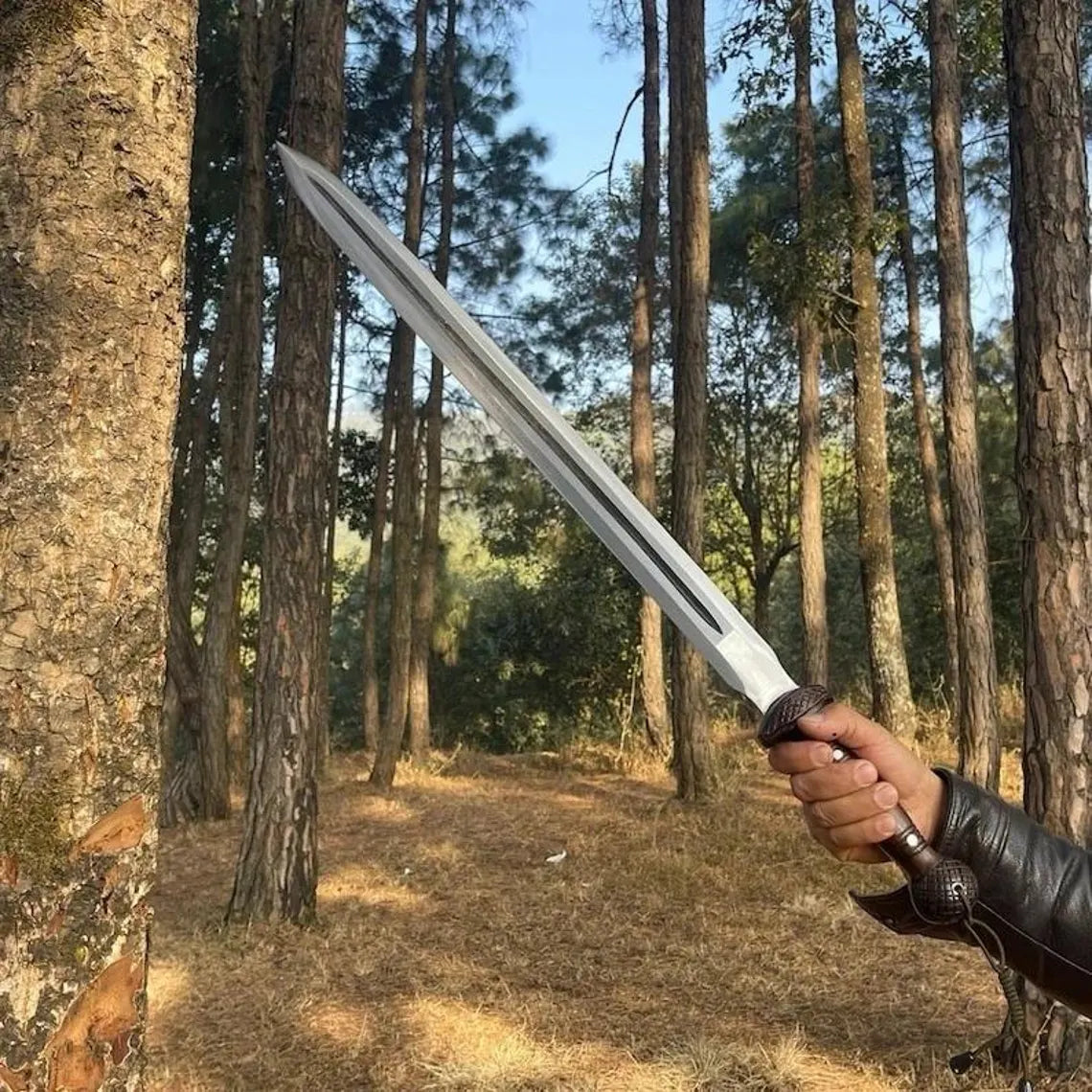 Custom Viking Sword in 5160 Spring Steel
