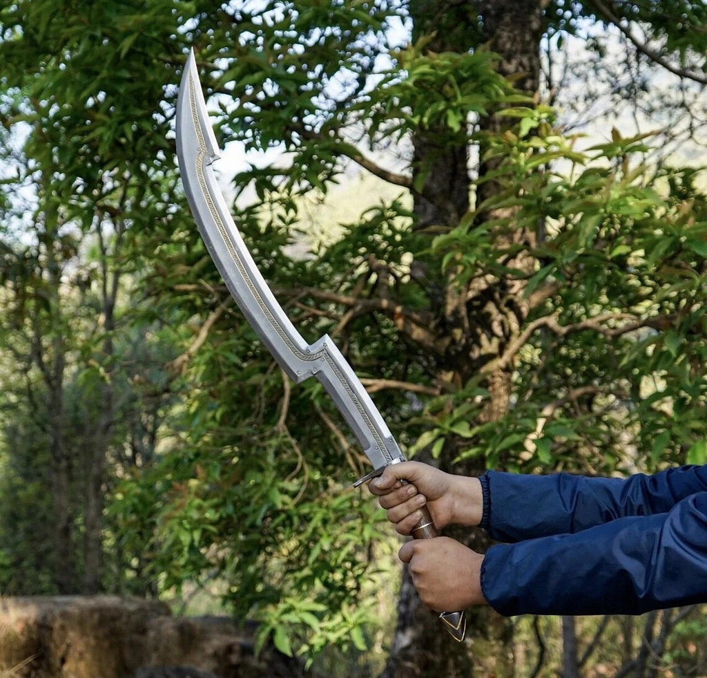 Custom Handmade Carbon Steel Blade Egyptian Khopesh Sword