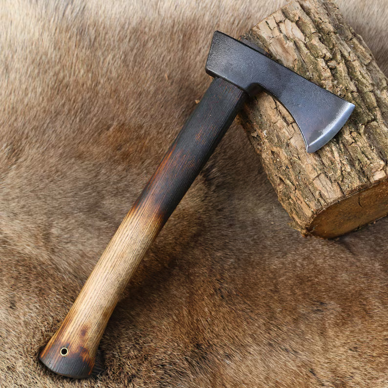 BUSHCRAFT AXE - VLAD Fully Functional and Forged drom one piece