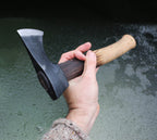 BUSHCRAFT AXE - VLAD Fully Functional and Forged drom one piece