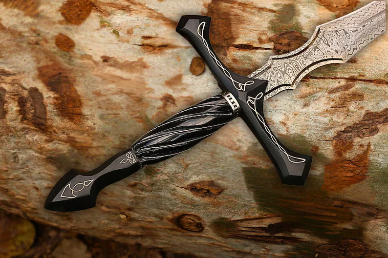 Queen of Swords – Hand Forged Damascus Steel Viking Sword