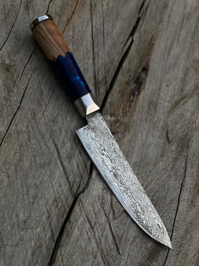 Handmade Stainless Steel Damascus Japanese Chef's Knife