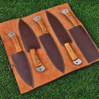 Custom Handmade Damascus Steel Knife Set