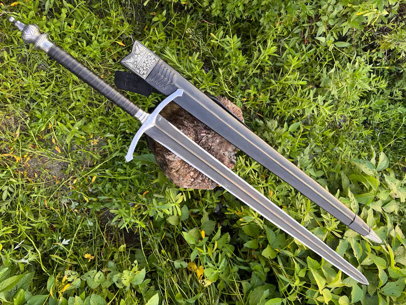 Handmade The King Carbon Steel Sword