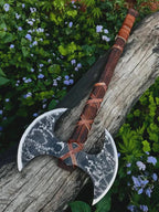 Custom Hand Forged Double Headed Large Berserker Axe